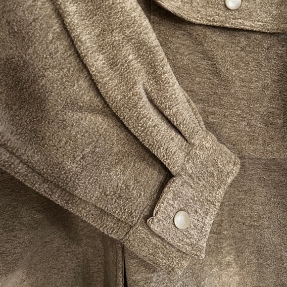 Brixton Unisex Camel Shirt Jacket - Picture 5 of 5